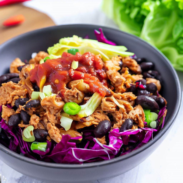 Keto ChiliBlackbean Pork Cabbage StirFry Recipe