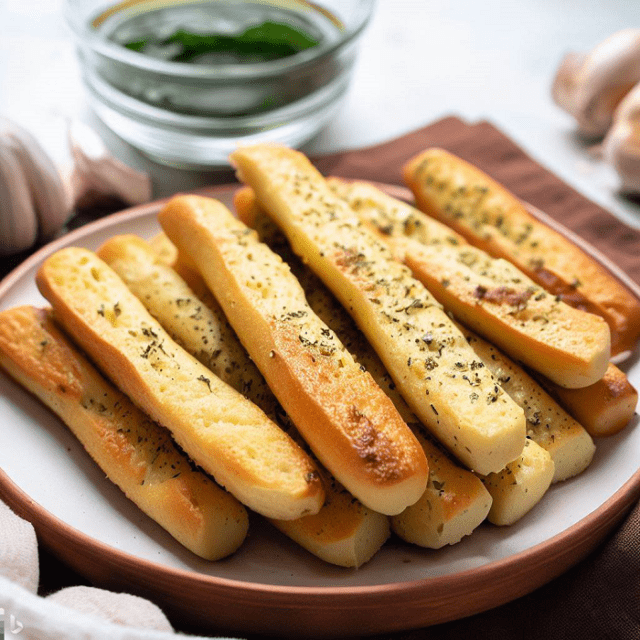 Keto Garlic and Herb Bread Sticks Recipe