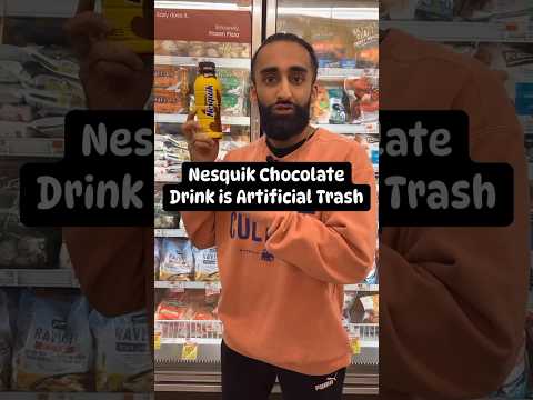 Nesquik Chocolate Drink is Artificial Trash #nesquik #chocolatedrink #chocolate