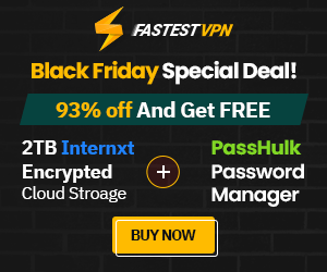 Fast Technology Limited: FastestVPN Lifetime Plan with 15 Multi-Logins for  and get 2TB Cloud Storage + Password Manager FREE.