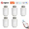 TOMTOP Technology Co., Ltd: 50% OFF 5Pcs Tuya Zigbee Thermostatic Radiator Valves Intelligent Wireless Mobilephone App Control Home Heating Thermostat Compatible with Amazon Alexa Google Home,92.99?