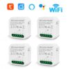 TOMTOP Technology Co., Ltd: 43% OFF 4pcs Tuya WIFI Intelligent Curtain Module Switch Mobilephone Remote APP Control Compatible with Alexa and Google Assistant for Voice Control,28.82?