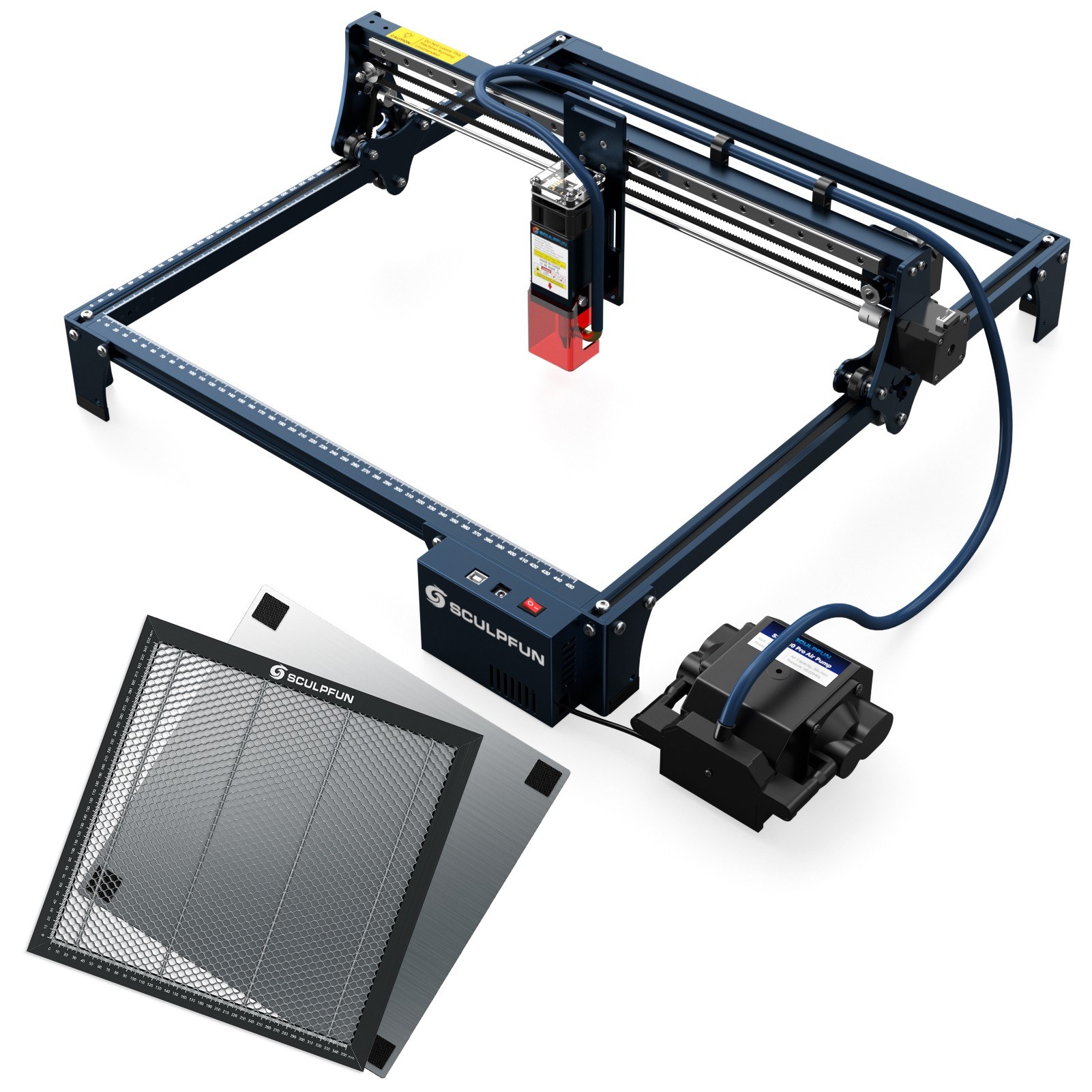 TOMTOP Technology Co., Ltd: 21% OFF SCULPFUN S30 Pro 10W Laser Engraver with Automatic Air-assist System and 400x400mm Honeycomb Working Table,369?