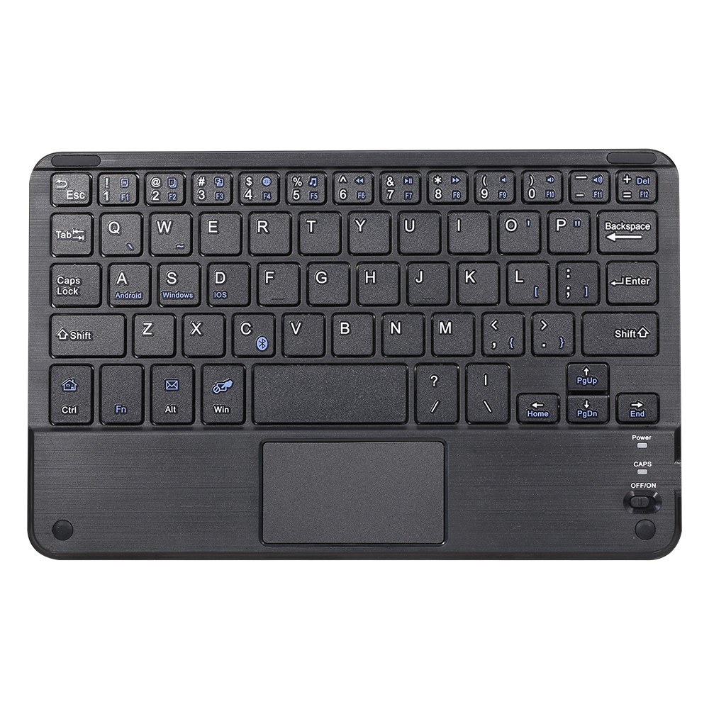 TOMTOP Technology Co., Ltd: 54% OFF Wireless BT 3.0 Keyboard 59 Keys Ultra-slim Mini BT Keyboard with Touch Pad Support Android Windows iOS System for Laptop Phone Tablet Black,15.80?