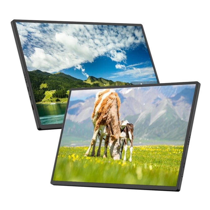 TOMTOP Technology Co., Ltd: 57% OFF 18.5” 1080P Portable Monitor IPS Screen 1920*1080 Resolution 178  Wide Viewing Angle 60Hz Refresh Rate with Type-C /HD /3.5MM Ports Wide Compatible with Laptop MacBook Tablet Phones,128.94?