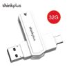 TOMTOP Technology Co., Ltd: 54% OFF Lenovo thinkplus TPCU301Plus U Disk 32GB USB3.0+Type-C Port Recognition USB Flash Drive Thumb Drive Support Tablet Mobile Phone Computer Laptop MacOS System,9.94?