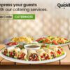 Quicklly: Impress your guests with our catering services.