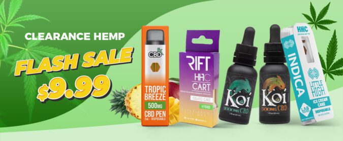 Vapesourcing Electronics Co.,Ltd.: .99 HEMP Flash Sale