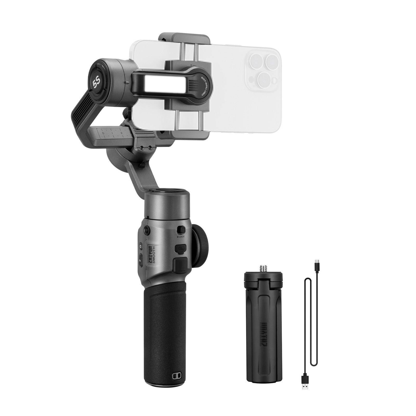 TOMTOP Technology Co., Ltd: 53% OFF ZHIYUN SMOOTH-5S Handheld 3-Axis Gimbal Stabilizer Portable Phone Vlog Gimbal Anti-shake Stabilizer,138.57?