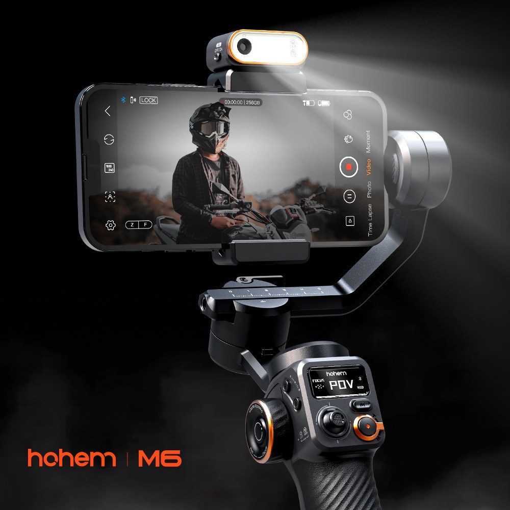 Cafago: 31% OFF,?145.00 hohem iSteady M6 Kit 3-Axis Smartphone Gimbal Stabilizer,free Shipping