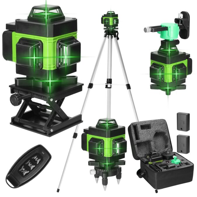 Cafago: 70% OFF,?51.15 Multifunctional 4D 16 Lines Laser Level,free shipping