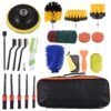 TOMTOP Technology Co., Ltd: 42% OFF 40 PCS Drill Brush Attachments Car Detailing Brush Kit for Auto Exterior and Interior Includes Scrub Pads Sponge Pads Washing Mitt Air Vent Brush Extension Rod Household Cleaning Set for Cars Bathroom Kitchen Tub Sink,25.10?