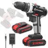 TOMTOP Technology Co., Ltd: 56% OFF 21V Multifunctional Electric Cordless Drill High-power Lithium Battery Wireless Rechargeable Hand Drills Home DIY Electric Power Tools (2Pcs Batteries),28.82?