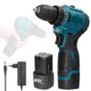 TOMTOP Technology Co., Ltd: 59% OFF 16.8V Cordless Driver Drill Household Electric Screwdriver Regulation Rotation Ways Adjustment Lithium Drill Home Improvement Power Tool (2 Batteries),30.68?