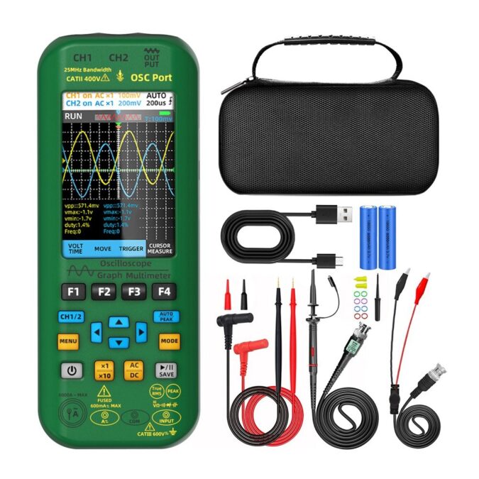 Cafago: 46% OFF,?74.39 BSIDE 3in1 Handheld Graph Multimeter Oscilloscope,free shipping