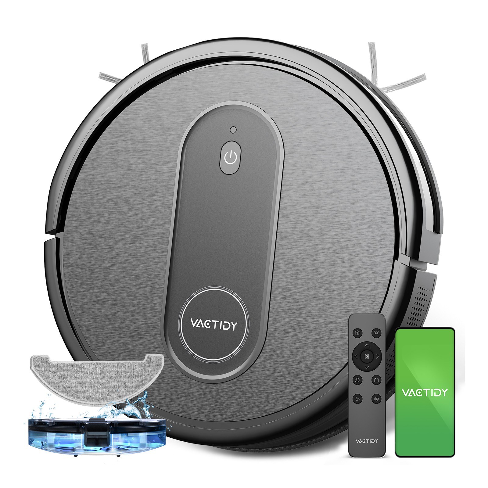 TOMTOP Technology Co., Ltd: 45% OFF Vactidy Nimble T7 Robot Vacuum and Mop Combo, WiFi/App/Alexa/Siri Control, Robot Vacuum with Schedule, 2-in-1 Water Tank and Dust Bin,120.89?