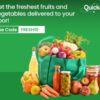 Quicklly: Get the freshest fruits and vegetables delivered to your door!