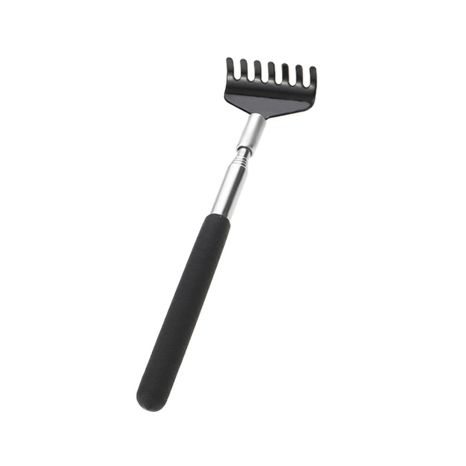 TOMTOP Technology Co., Ltd: 36% OFF Telescopic Back Scratcher Massager Metal Compact Extendable 5 Section 20-68cm Black,4.18?