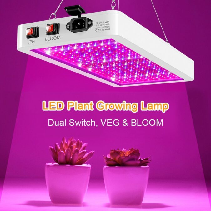 Cafago: 65% OFF,?31.59 1000W LED Grow Light,free shipping