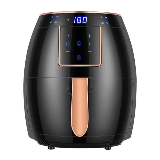 TOMTOP Technology Co., Ltd: 75% OFF Air Fryer 5.5L Household Large Capacity 1300W Big Firepower Timing Touch Screen LCD Electric Air Fryer with Bakeware,38.96?+