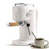 TOMTOP Technology Co., Ltd: 44% OFF Electric Coffee Machine with Automatic Milk Frothing System 1400W 20Bar Mini Coffee Maker with Portafilter, Single and Double Serve Filter Basket Smart Brew for Latte Espresso Cappuccino,105.08?