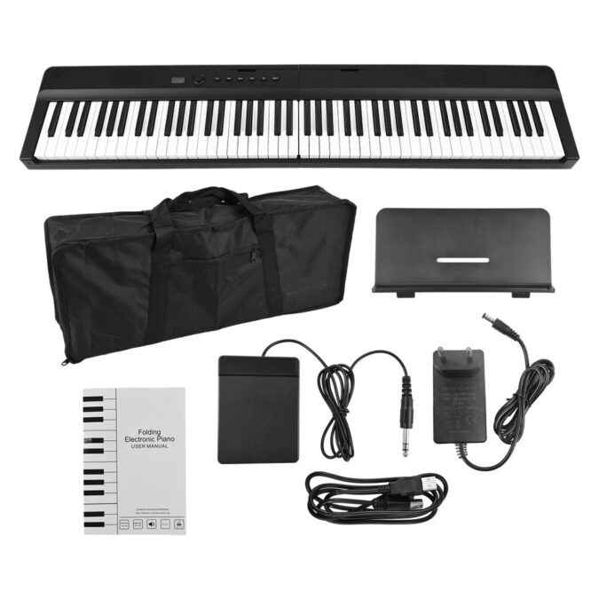 Cafago: 85% OFF,?120.89 Gecheer 88-Key Folding Keyboard Piano,free shipping