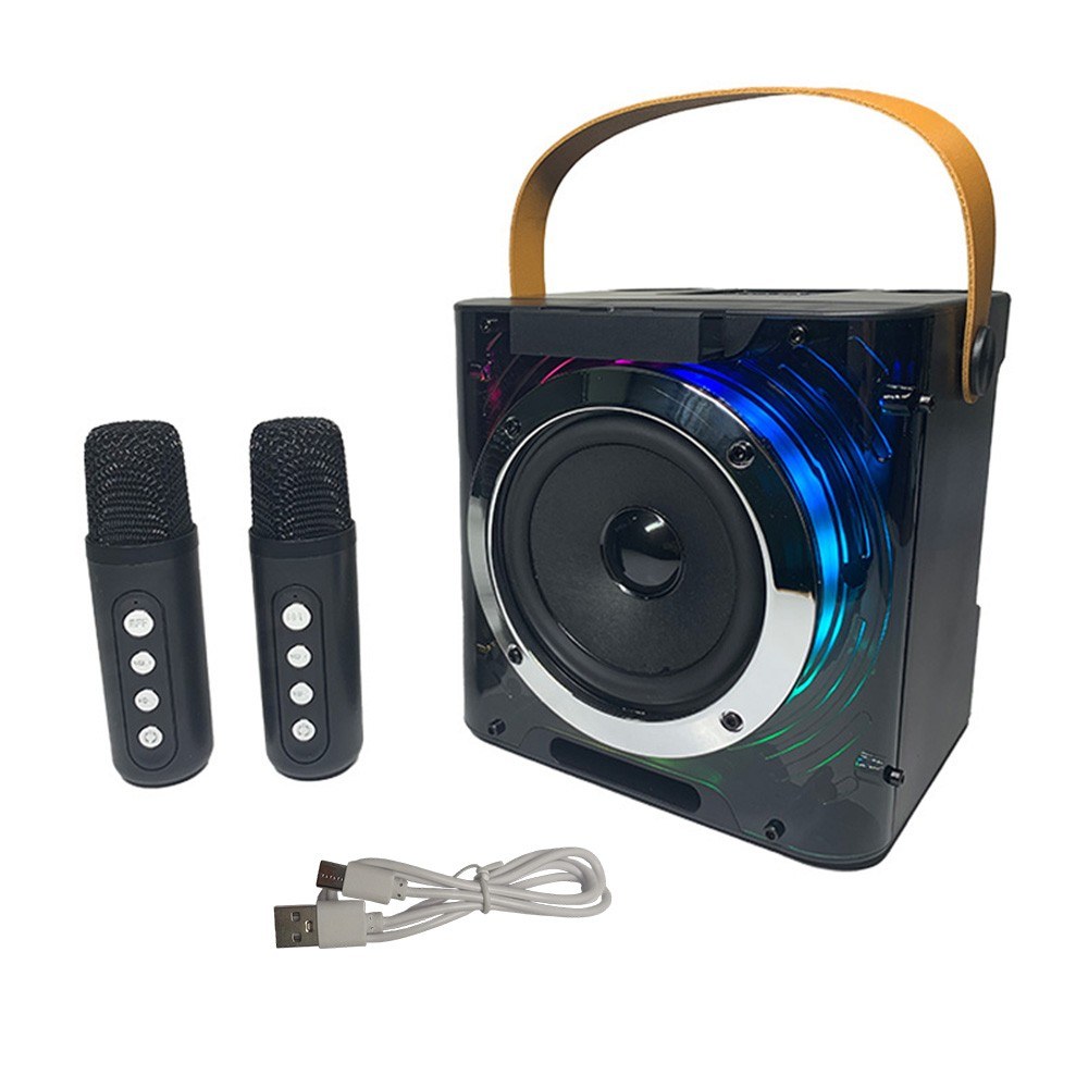 TOMTOP Technology Co., Ltd: 57% OFFKaraoke Machine with 2 Wireless Microphones – Portable KTV Set with RGB Light Effects,32.54?