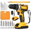 TOMTOP Technology Co., Ltd: 64% OFF Cordless Drill Driver Kits with 2 Battery 21V Hand-held Electric Drill,48.35?