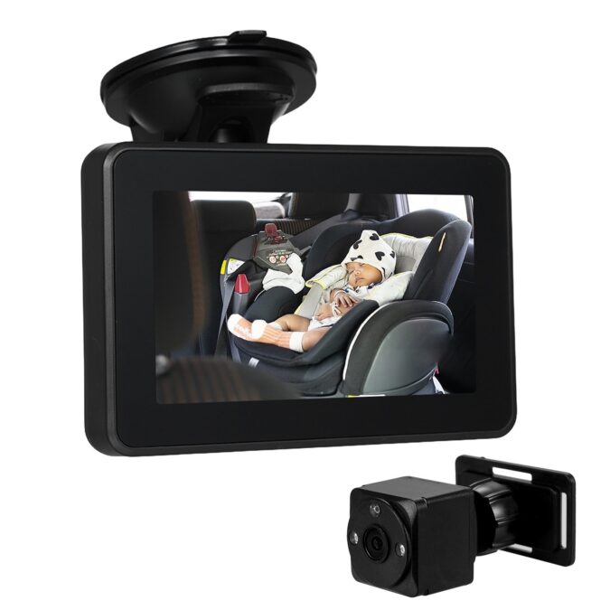 TOMTOP Technology Co., Ltd: 57% OFF 4.3inch HD 1080P Car Baby Monitor with Car Seat Camera Rear Facing Backseat Camera with 150   Viewing Angle for Kids Pets,37.19?