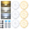 Cafago: 66% OFF,?20.45 6PCS Cabinet Closet Lamp with Remote Control,free Shipping