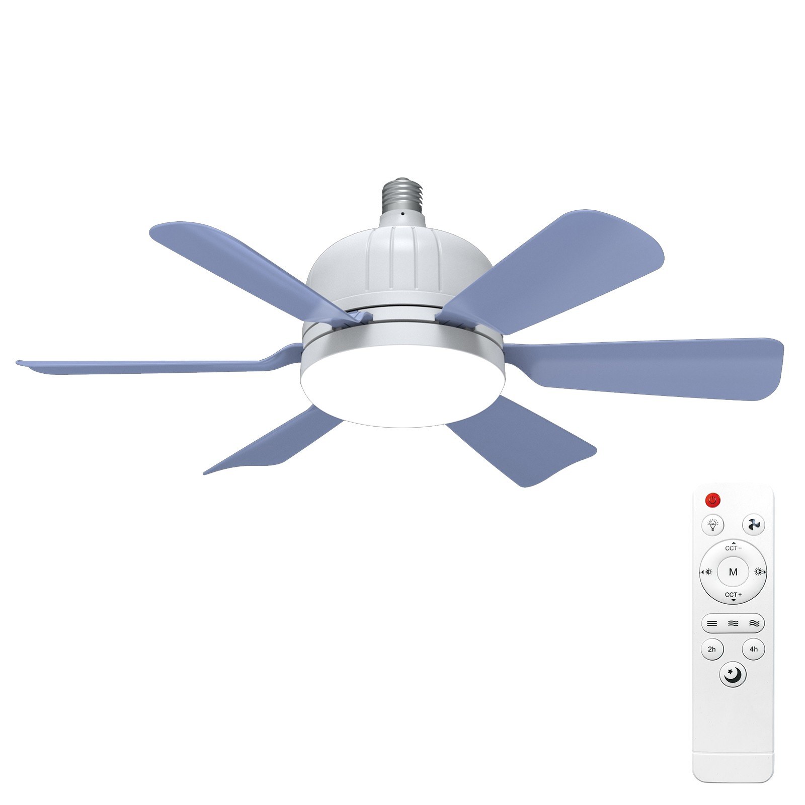 Cafago: 67% OFF,?18.59 Silent Removable Fan Blade Fan Light,free shipping