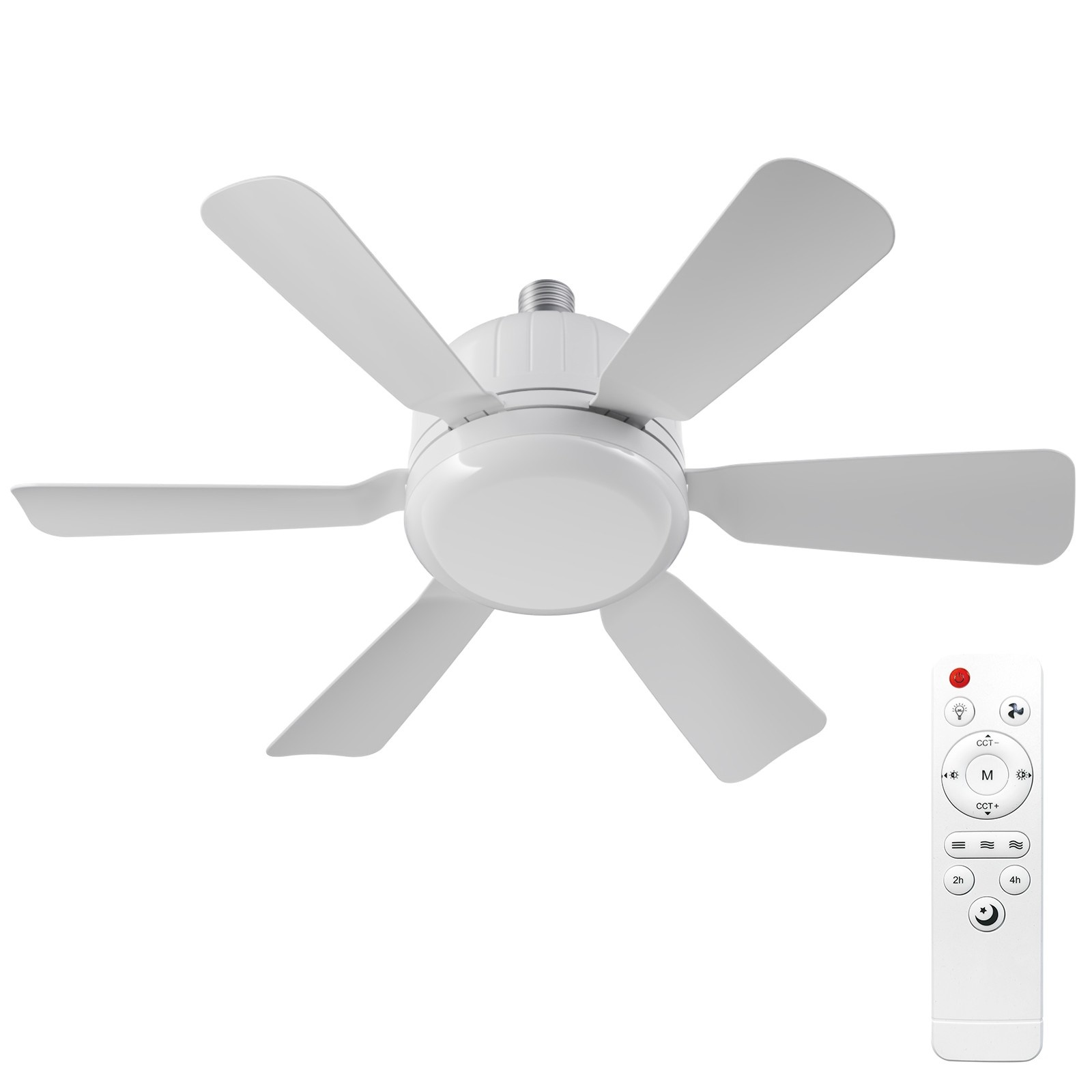 TOMTOP Technology Co., Ltd: 65% OFF Silent Removable Fan Blade Fan Light Six Blade Fan Light With Remote Control,18.59?