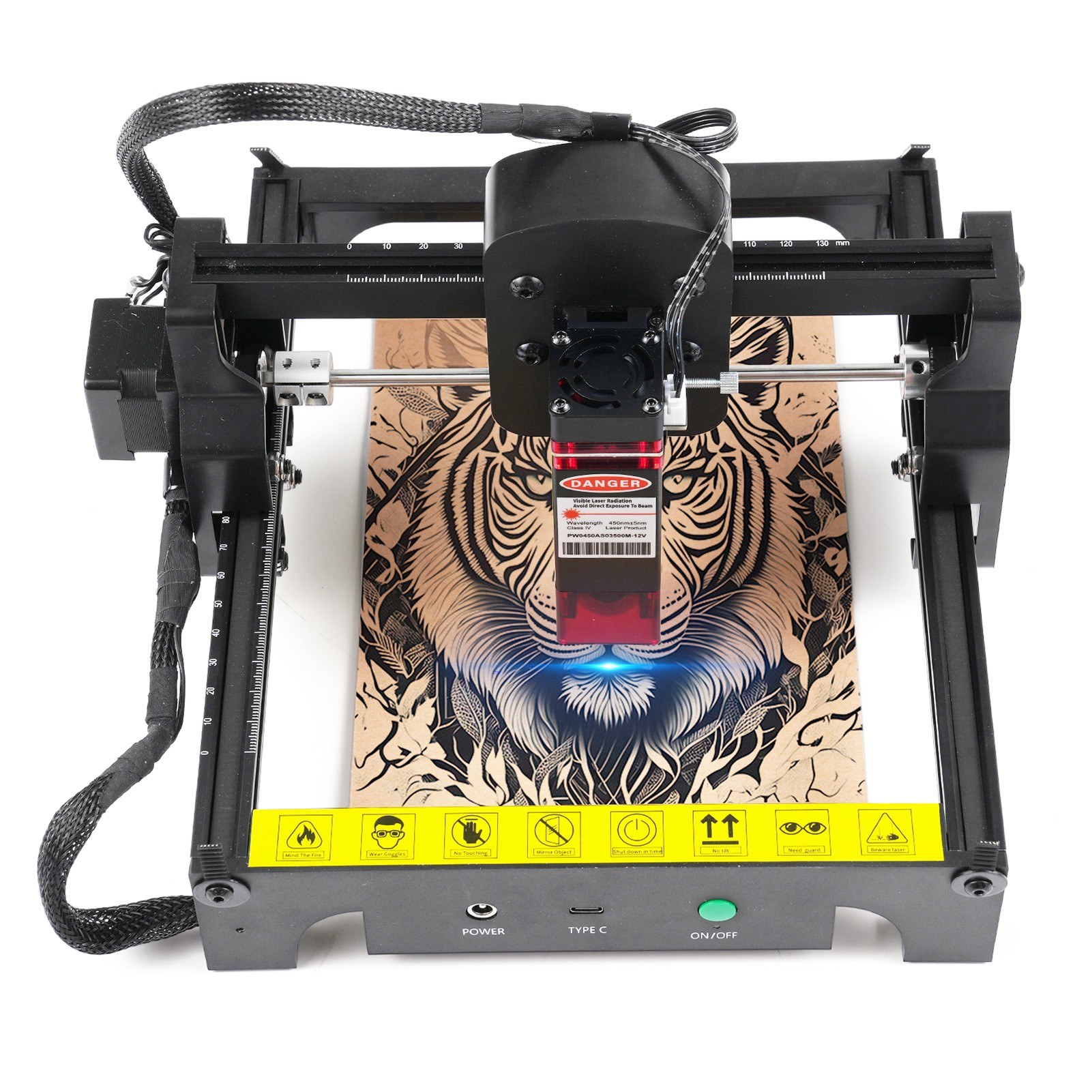 Cafago: 46% OFF,?119.99 Z35 3.5W Laser Engraver Cutter Machine,free Shipping