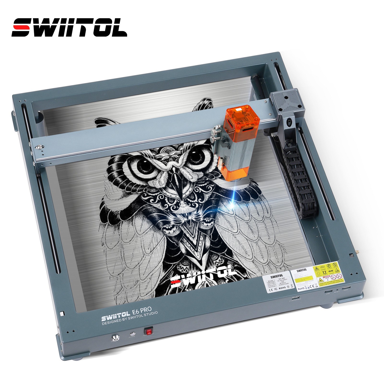 TOMTOP Technology Co., Ltd: Coupon Swiitol E6 Pro 6W Integrated Structure Laser Engraver 36000mm/min High Speed,209?