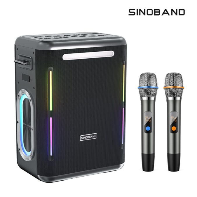 Cafago: 72% OFF,?204.59 XDOBO SINOBAND Party 1981 300W Speaker with Two Microphones,free shipping