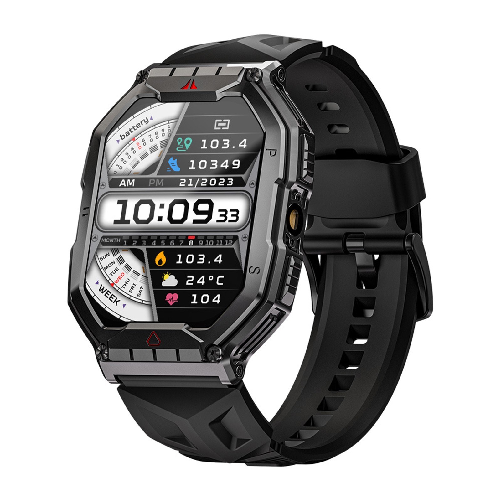 TOMTOP Technology Co., Ltd: 57% OFF LOKMAT OCEAN 3 PRO: Advanced Smart Sports Watch with 2.1-in FullTouch AMOLED Screen and IP68 Waterproof Rating,25.99?