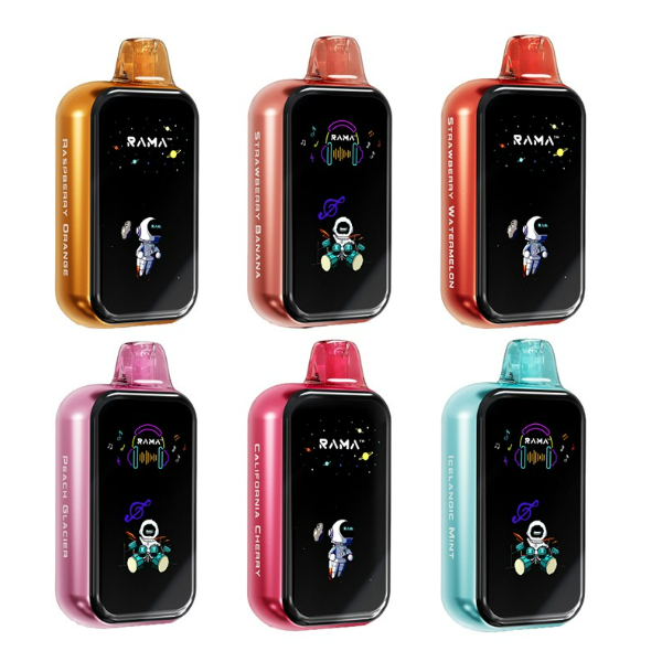 Vapesourcing Electronics Co.,Ltd.: 26.68% off RAMA 16000 Bluetooth Dynamic Screen Disposable Vape Kit 15ml, only .99