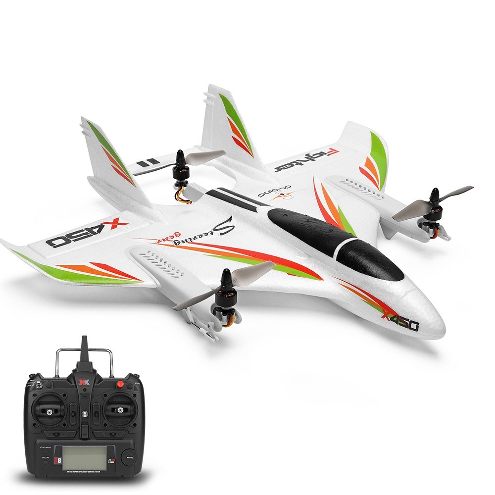 Cafago: 22% OFF,?102.29 WLtoys XK X450 2.4G 6CH 3D/6G RC Airplane,free Shipping