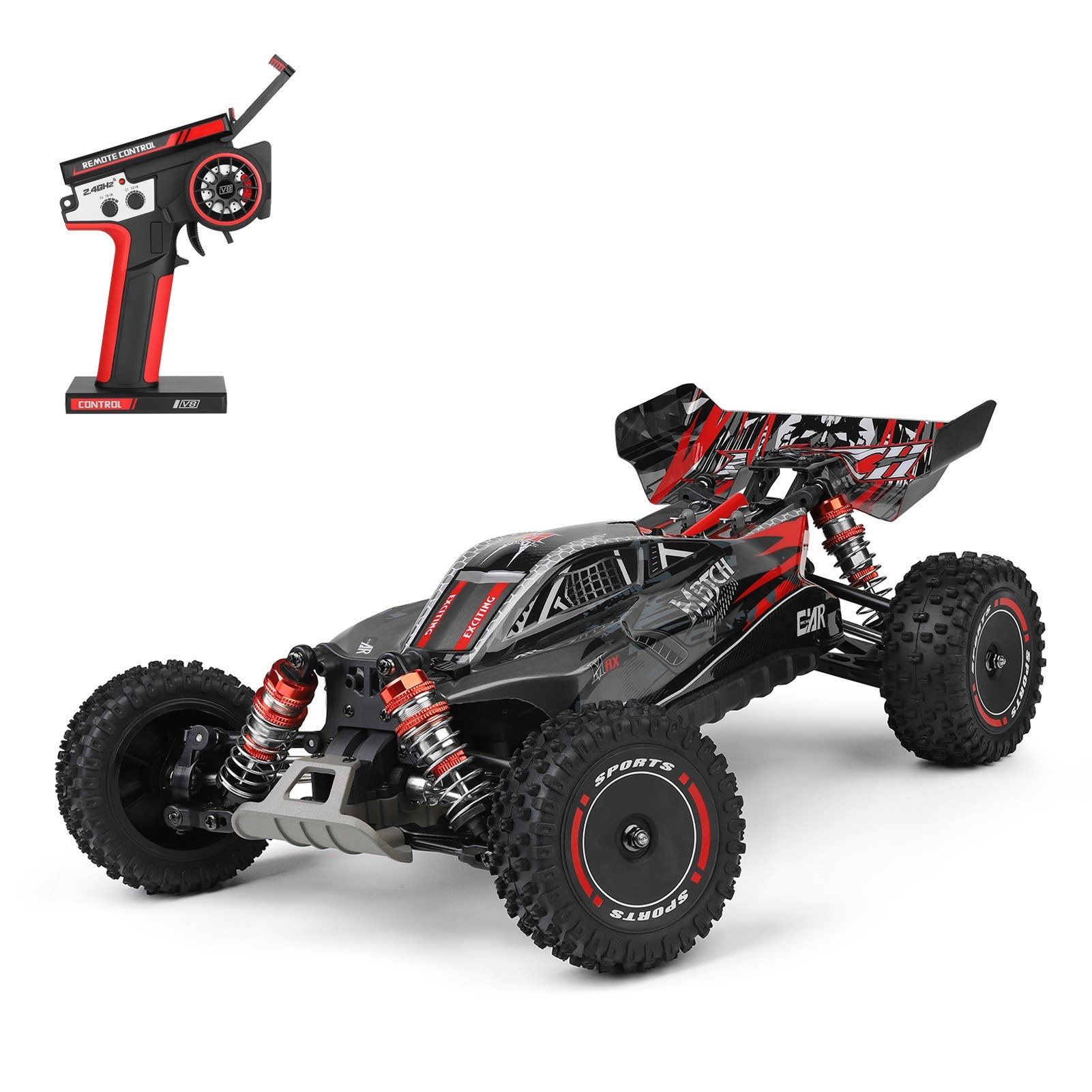 TOMTOP Technology Co., Ltd: 17% OFF WLtoys 124010 Remote Control Car 1/12 2.4GHz 55KM/H High Speed Off Road Car 4WD Vehicle Gifts for Kids Adults,69.74?