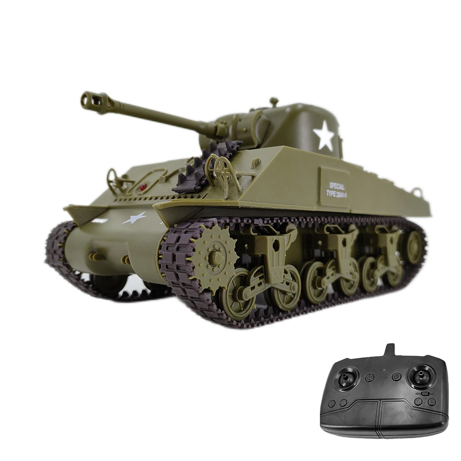 TOMTOP Technology Co., Ltd: 59% OFF 1:30 2.4GHz Remote Control BattleTank Car with 320    Rotatable Turret Infrared Combat System Simulated Sound and Lighting,30.68?