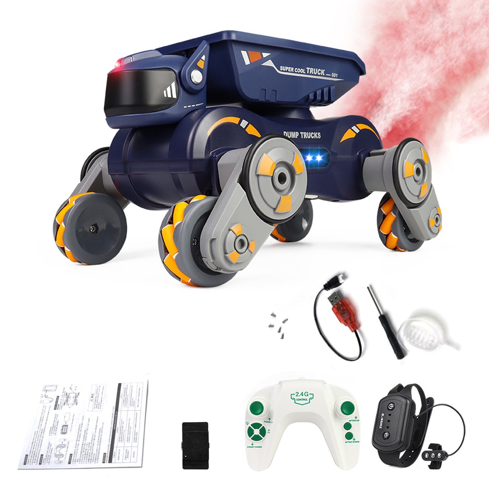 Cafago: 63% OFF,?30.68 2.4GHz 360   Rotating Gesture Sensor Electric Robot Toy,free shipping