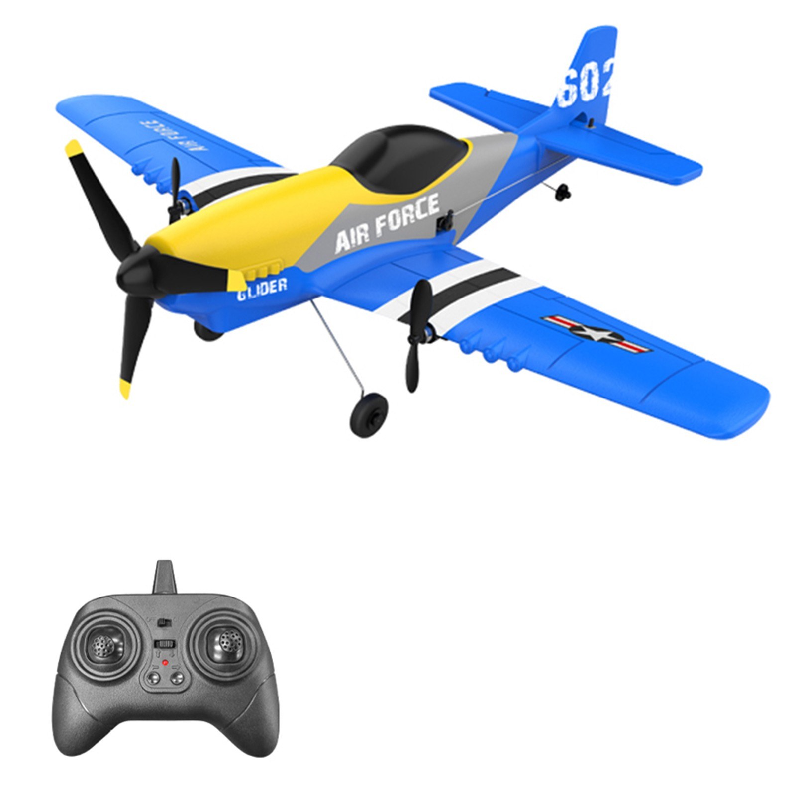 TOMTOP Technology Co., Ltd: 46% OFF 2.4GHz Glider Remote Control Plane 3CH Remote Control Aircraft Efficient Aerodynamic Contour Design EPP Foam Built in Gyroscope for Stability,41.84?