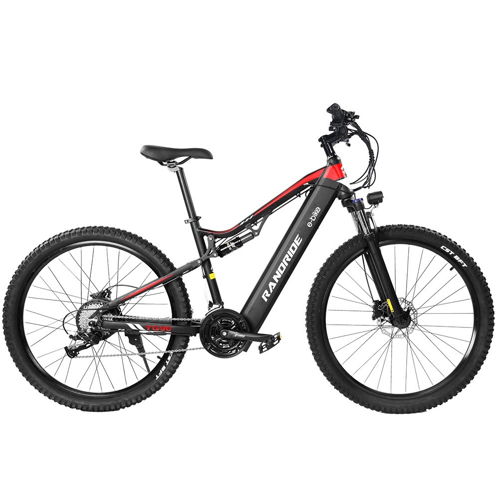 TOMTOP Technology Co., Ltd: 49% OFF RANDRIDE YG90B Electric Bike 27.5” CST Tires 1000W Motor 48V 17Ah Battery 50-60KM Max Range Shimano 21 Gears.1059.99?