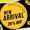 Vapesourcing Electronics Co.,Ltd.: Get 25% off Any New Arrival Disposable Vape