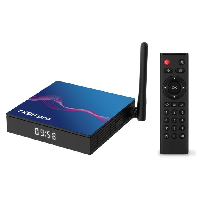 TOMTOP Technology Co., Ltd: 51% OFF T98 pro Android 12.0 Smart TV Box Allwinner H618 Quad-core 4K Media Player AV1 H.265 VP9 Decording 2.4G&5G Dual Band WiFi BT5.0 Digital Display with Remote Control,29.75?