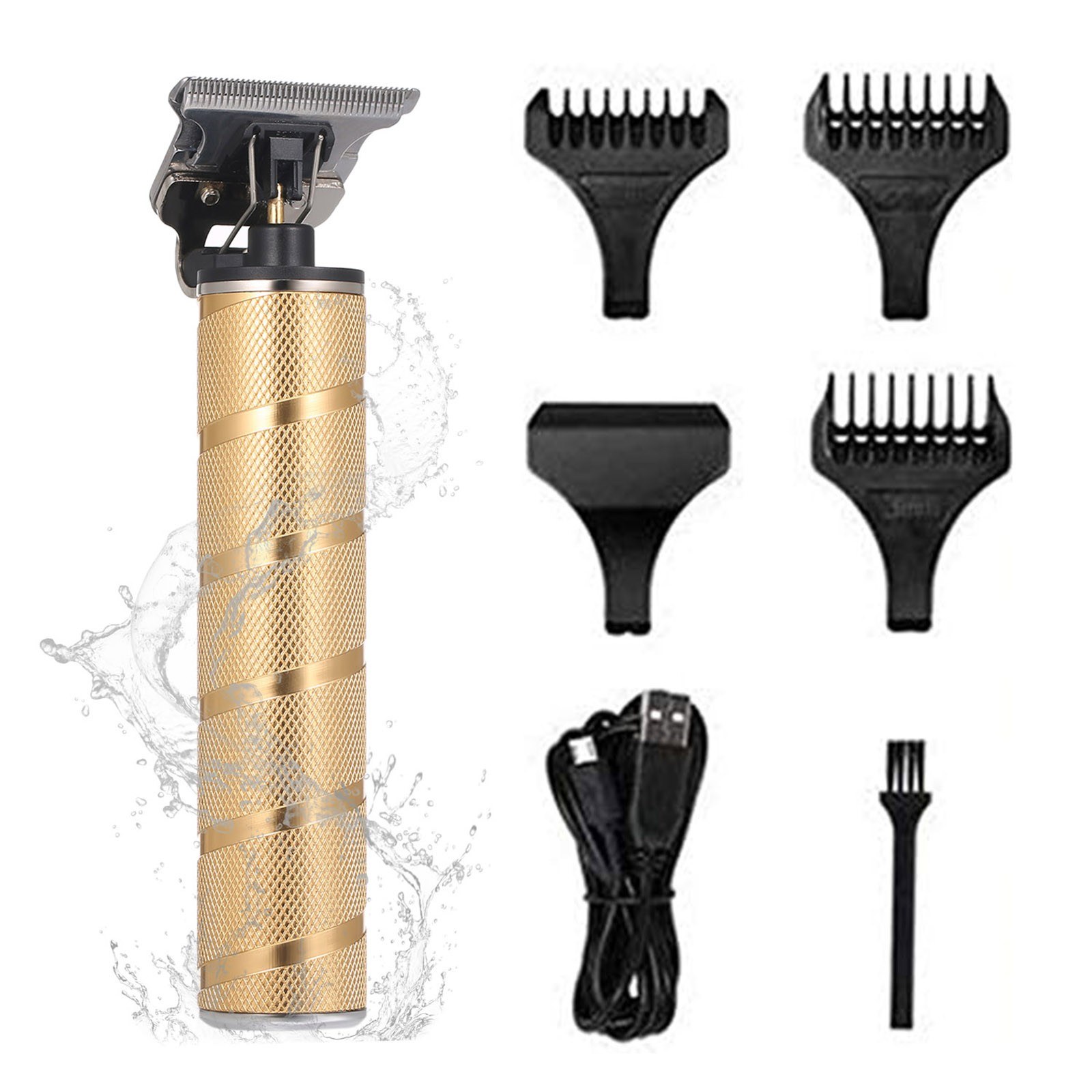 Cafago: 81% OFF,?9.99 Portable Hair Clipper with 3pcs Comb 1pcs Deaning Brush,free Shipping