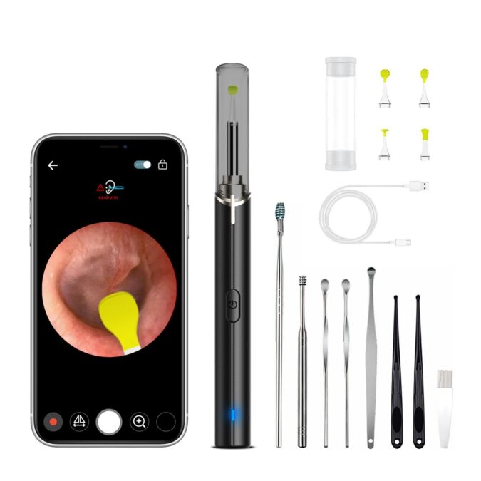 TOMTOP Technology Co., Ltd: 72% OFF Intelligent Visual Ear Otoscope Leds Wirelessly Portable Picker Ear Camera Inspection Tool for Kids & Adults,17.99?