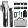 TOMTOP Technology Co., Ltd: 51% OFF Men Hair Clippers Cordless Barber Hair Cutting Machine Kit Haircut Grooming Set LEDs Digital Display Built-in High Capacity Rechargeable Cell,41.84?