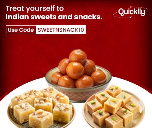 Quicklly: Treat yourself to Indian sweets and snacks