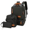 TOMTOP Technology Co., Ltd: 59% OFF 3Pcs/Set Laptop Backpack Shoulder Bag Travel Business Causal Backpack,22.31?